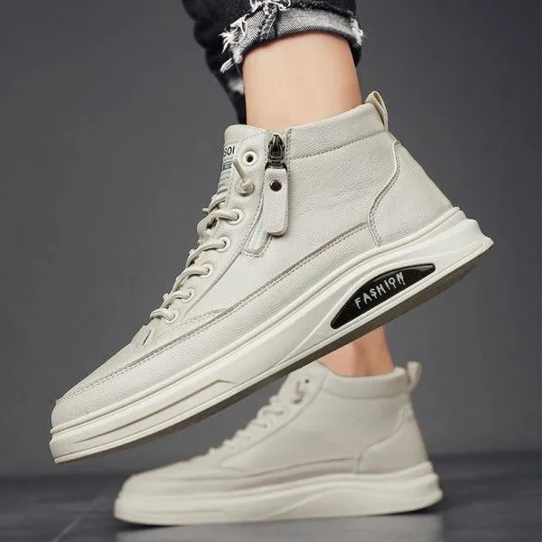 Fashion Men's Trend British Style Casual Shoes Breathable Sneakers  Skateboarding