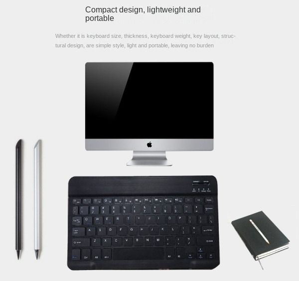 Wireless Bluetooth Keyboard For Laptop, Tablet, Phone, IPad – Rechargeable Keyboard For Android, IOS, And Windows
