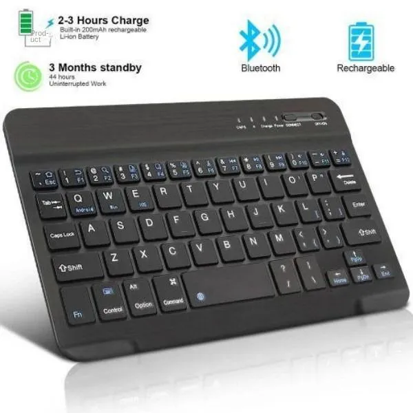 Wireless Bluetooth Keyboard For Laptop, Tablet, Phone, IPad – Rechargeable Keyboard For Android, IOS, And Windows