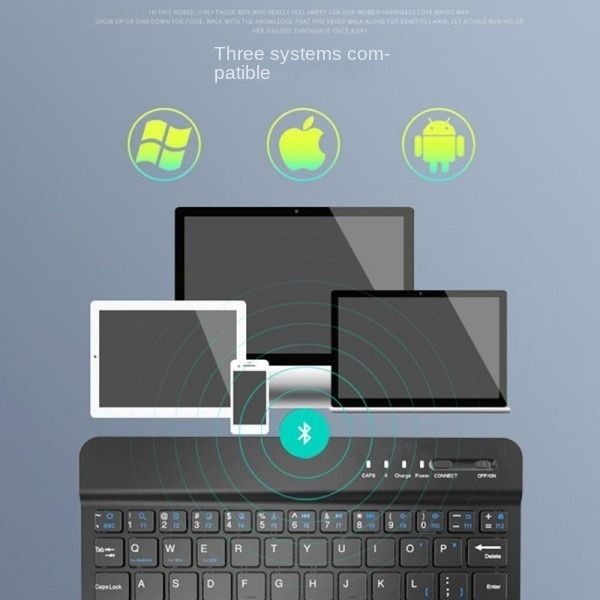 Wireless Bluetooth Keyboard For Laptop, Tablet, Phone, IPad – Rechargeable Keyboard For Android, IOS, And Windows