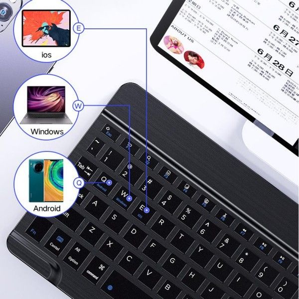 Wireless Bluetooth Keyboard For Laptop, Tablet, Phone, IPad – Rechargeable Keyboard For Android, IOS, And Windows