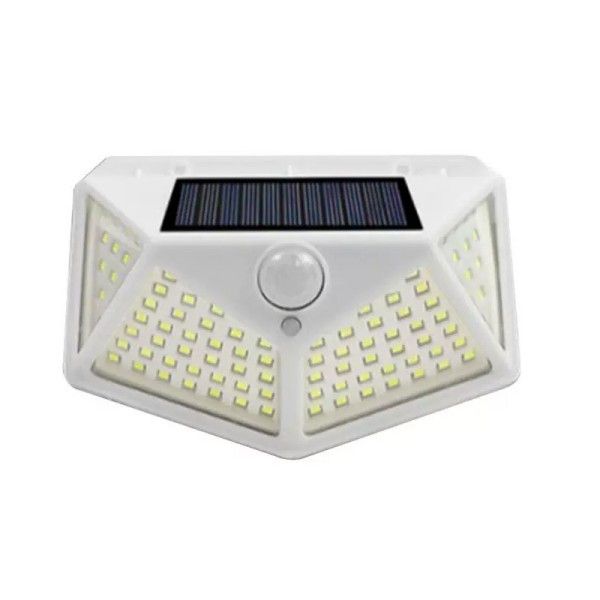 Solar Outdoor Garden Lights Human Body Sensing Four Side Household Lighting Wall Lights Porch & Patio Lights