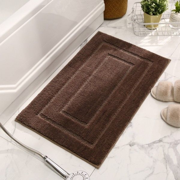 Thickened Bathroom Absorbent Mat Bathroom Door Mat Non-Slip Entry Home Carpet  Area Rugs