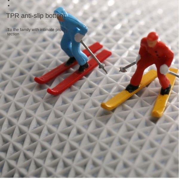 Thickened Bathroom Absorbent Mat Bathroom Door Mat Non-Slip Entry Home Carpet  Area Rugs