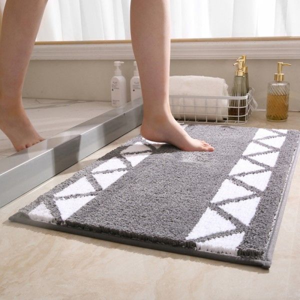 Thickened Toilet Door Mat Absorbent Bathroom Mat Area Rugs