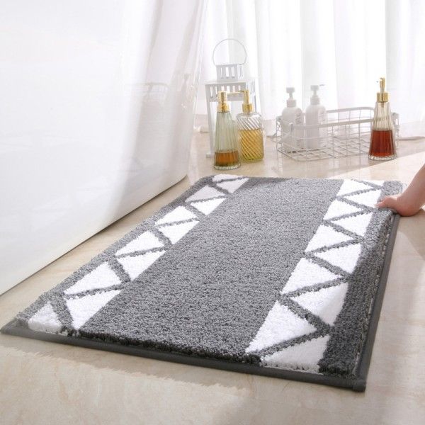 Thickened Toilet Door Mat Absorbent Bathroom Mat Area Rugs