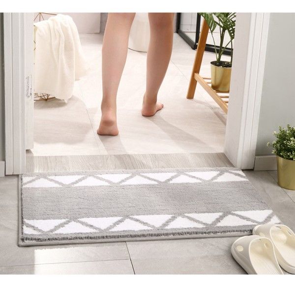 Thickened Toilet Door Mat Absorbent Bathroom Mat Area Rugs