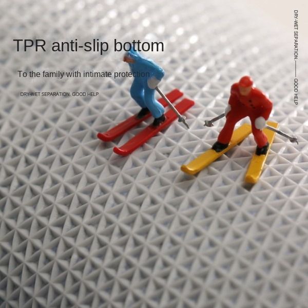 Thickened Toilet Door Mat Absorbent Bathroom Mat Area Rugs