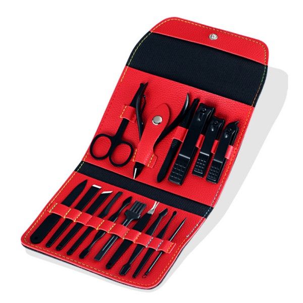 Carbon Stainless Steel 16 Nail Clippers Beauty Nail Manicure Tool Nail Clipper Set  Sets & Kits