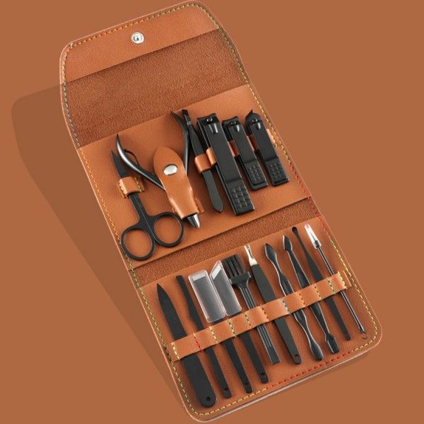 Carbon Stainless Steel 16 Nail Clippers Beauty Nail Manicure Tool Nail Clipper Set  Sets & Kits