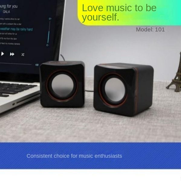 Computer Laptop Mobile Phone Universal Usb Desktop Multimedia Subwoofer Mini Speaker  Bookshelf Speakers