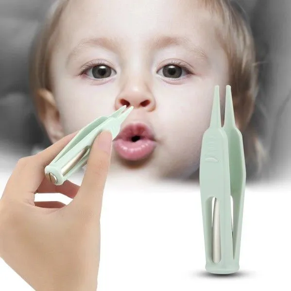 Glowing Baby Seat Belt Light Children Adult Tweezers Earscoop Set Nasal Tweezers