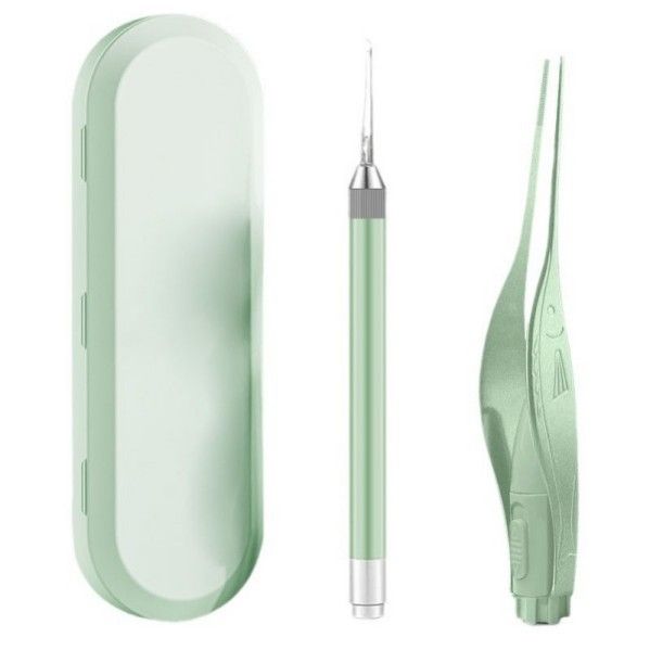 Glowing Baby Seat Belt Light Children Adult Tweezers Earscoop Set Nasal Tweezers