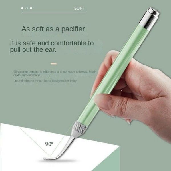 Glowing Baby Seat Belt Light Children Adult Tweezers Earscoop Set Nasal Tweezers