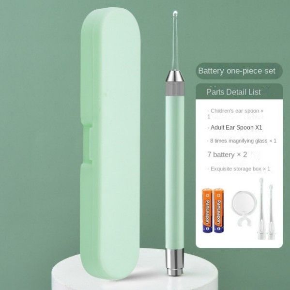 Glowing Baby Seat Belt Light Children Adult Tweezers Earscoop Set Nasal Tweezers