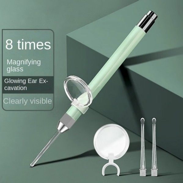 Glowing Baby Seat Belt Light Children Adult Tweezers Earscoop Set Nasal Tweezers