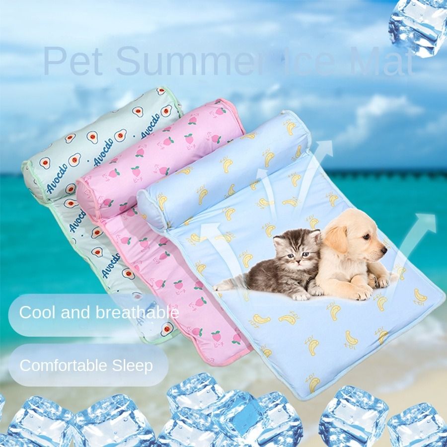 Ice Silk Cotton Warm Cooling Mat Cool Home New Pet Ice Silk Mat