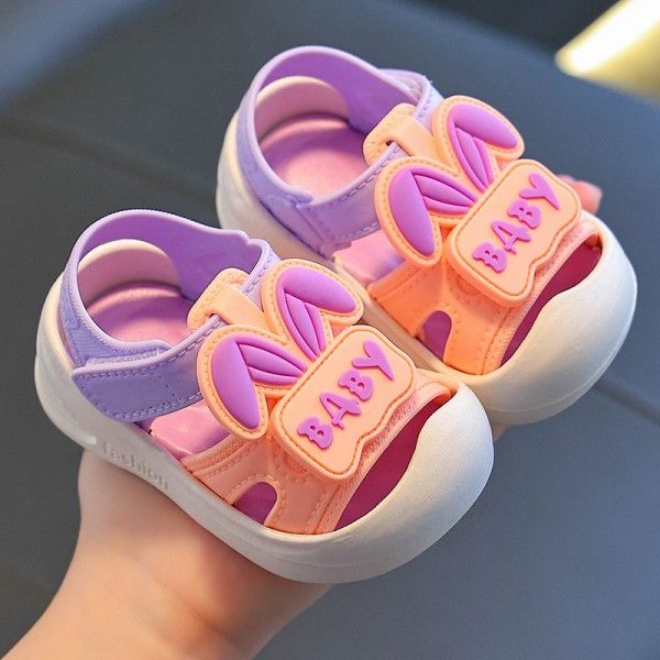 Soft, Wear-Resistant And Anti-Slip Children's Walking Shoes, Cute Cartoon Sandals For Boys And Girls