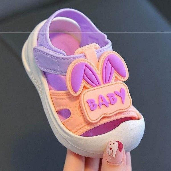 Soft, Wear-Resistant And Anti-Slip Children's Walking Shoes, Cute Cartoon Sandals For Boys And Girls