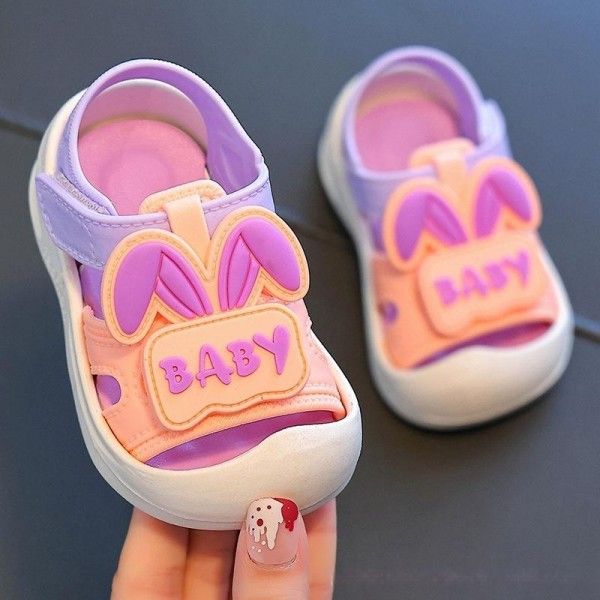 Soft, Wear-Resistant And Anti-Slip Children's Walking Shoes, Cute Cartoon Sandals For Boys And Girls