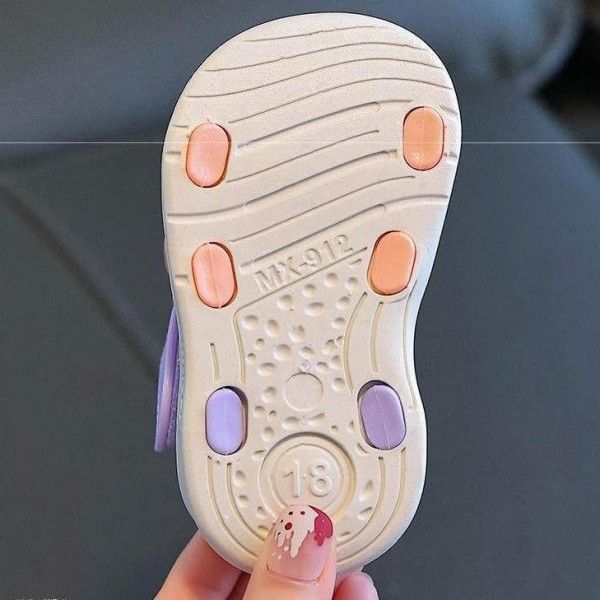 Soft, Wear-Resistant And Anti-Slip Children's Walking Shoes, Cute Cartoon Sandals For Boys And Girls