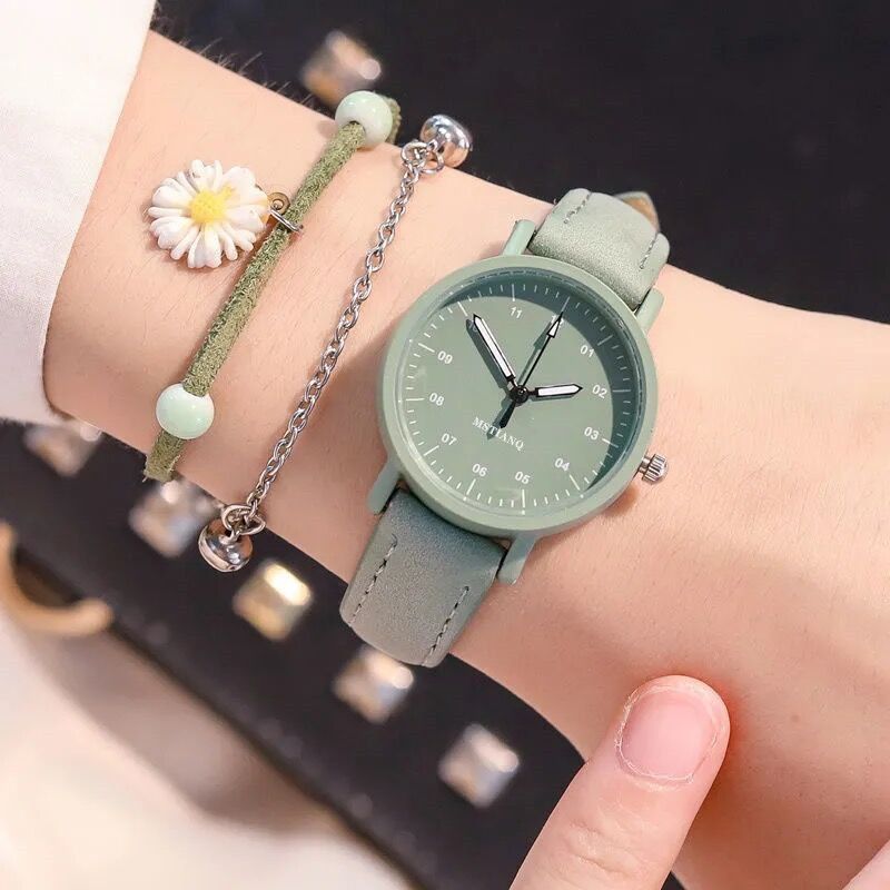 Korean version of simple temperament ins style girl middle school girls little fresh imitation ancient sen department girls watch