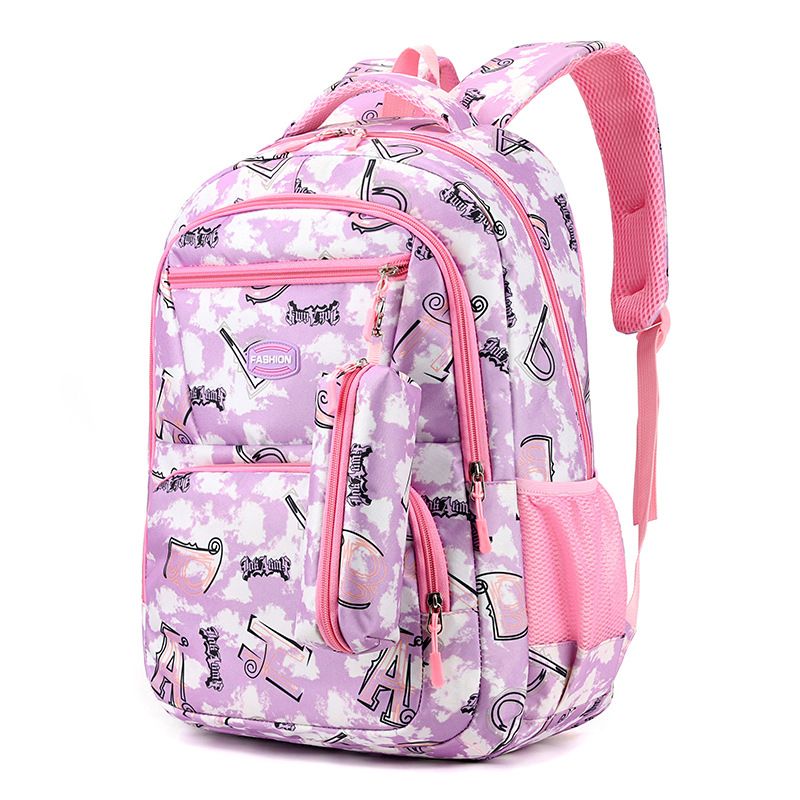 Backpack trend girl primary school pen bag bag Korean men and women leisure small fresh backpack