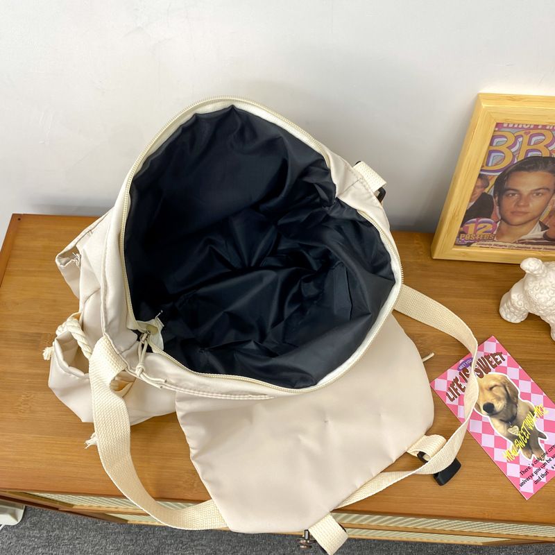 Nylon handbag large capacity crossbody bag men's casual hand bag women's fashion Harajuku large capacity cargo bag youth messenger student handbag