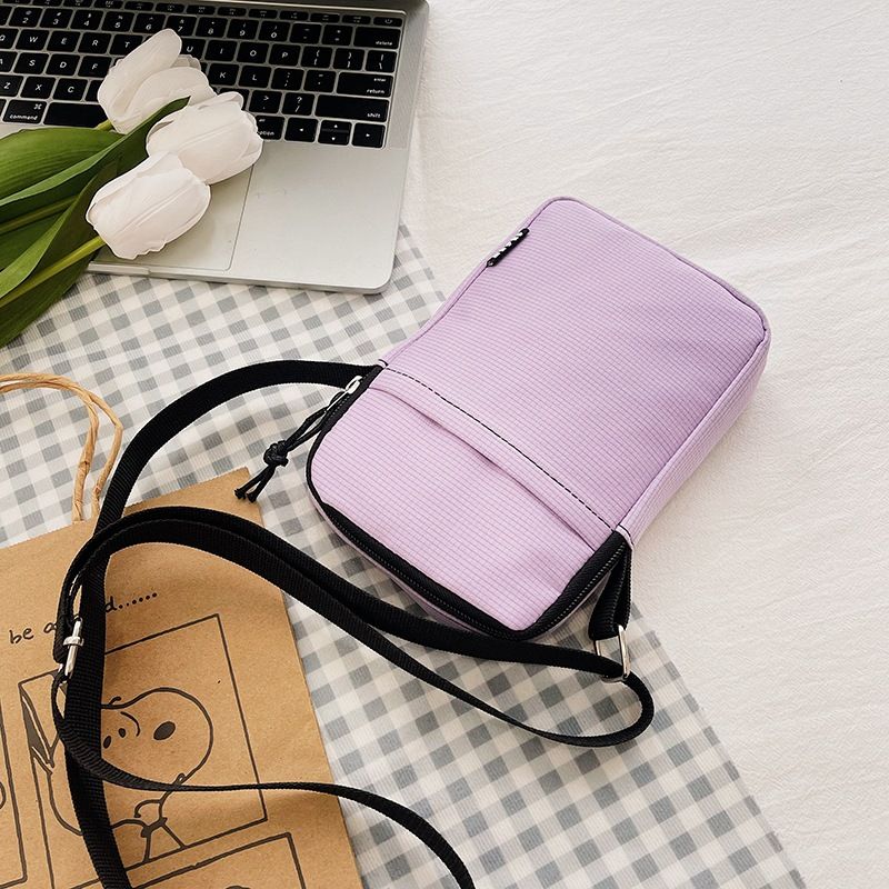 New fashion mobile phone bag Women's Courier bag with mini cross body bag hanging neck coin bag vertical handbag