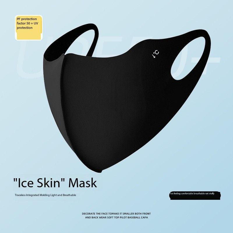 Ice Non-trace ultra-thin 3d sunscreen Mask Women's Eye Protection Angle Summer UV protection fashion High appearance level visor