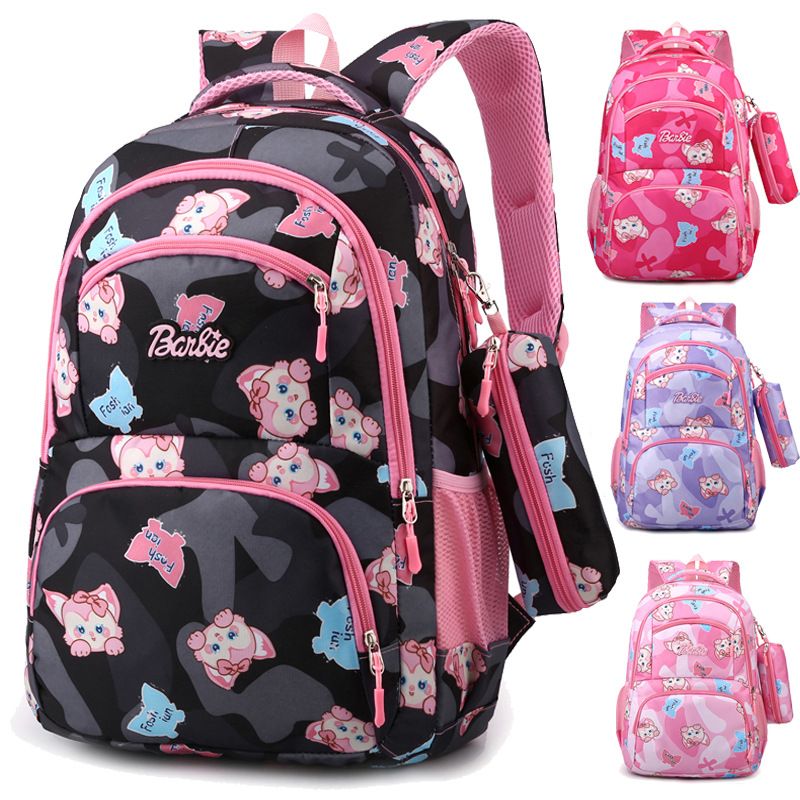 New two-piece pen bag trend backpack schoolbag male and female students Korean backpack school bag for middle and high school students campus school bag