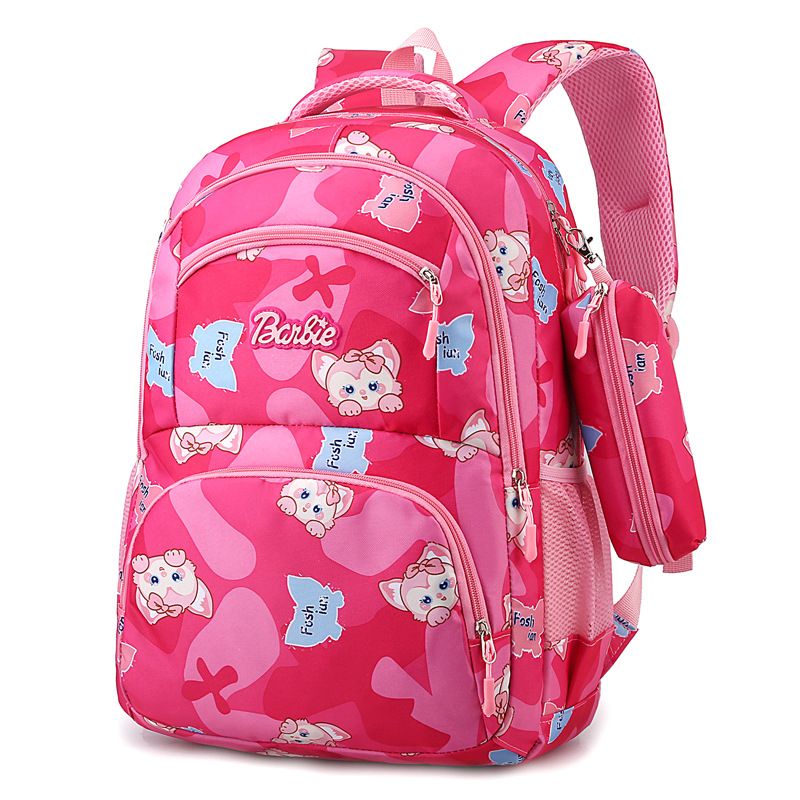 New two-piece pen bag trend backpack schoolbag male and female students Korean backpack school bag for middle and high school students campus school bag
