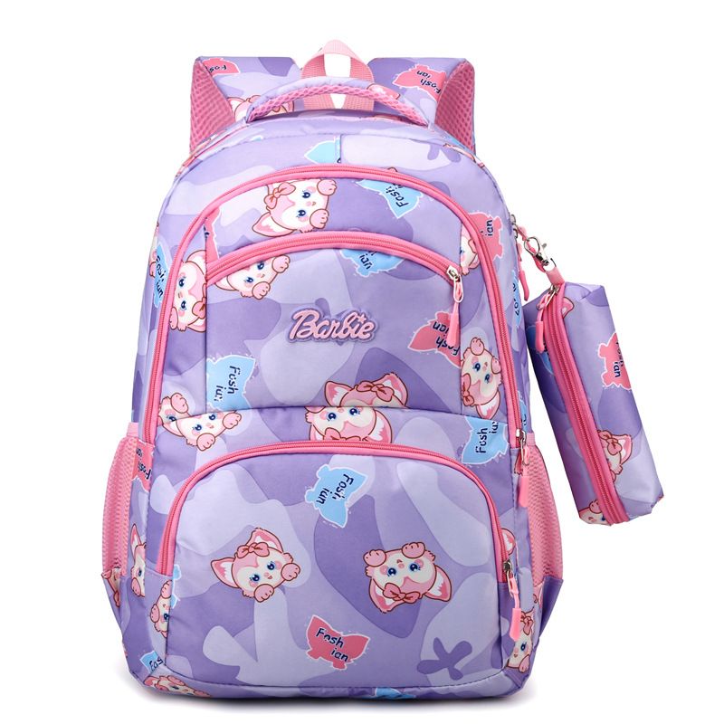 New two-piece pen bag trend backpack schoolbag male and female students Korean backpack school bag for middle and high school students campus school bag