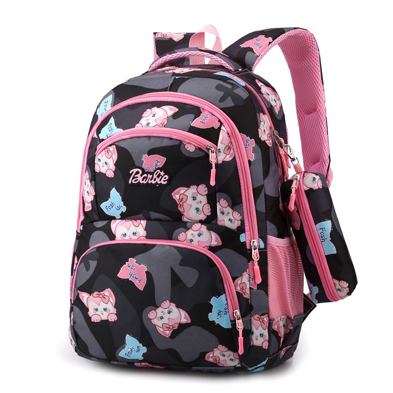 New two-piece pen bag trend backpack schoolbag male and female students Korean backpack school bag for middle and high school students campus school bag