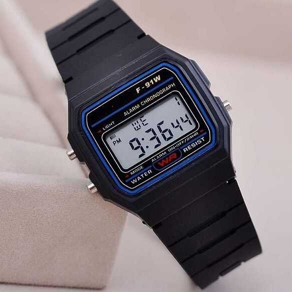 F-91w Watch Electronic Watch Sports Watch Ultra-thin luminous Alarm Clock Boys Girls Children's electronic watch