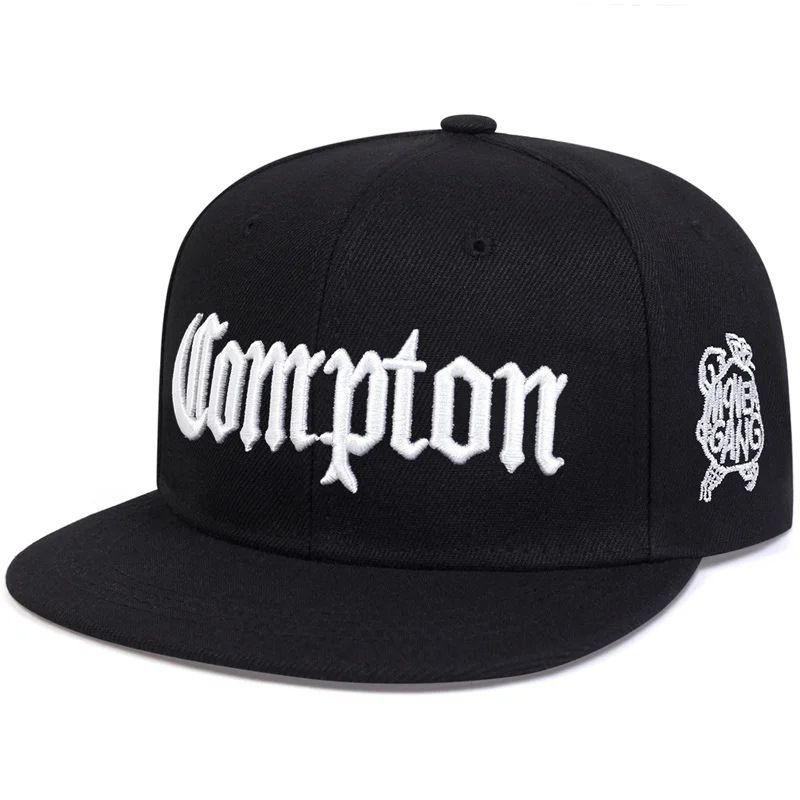 Compton Youth Hip Hop Flat brim Hat Along men's and women's fashion trend hip Hop hat