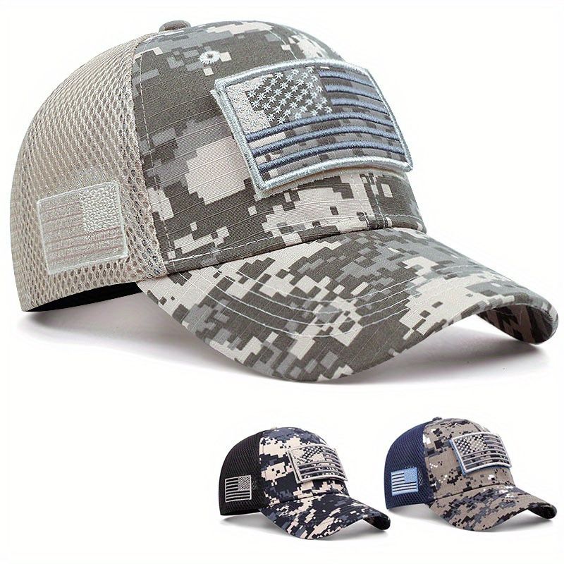 Trend fishing caps Summer camo men's and women's caps camo baseball caps net caps Sports caps