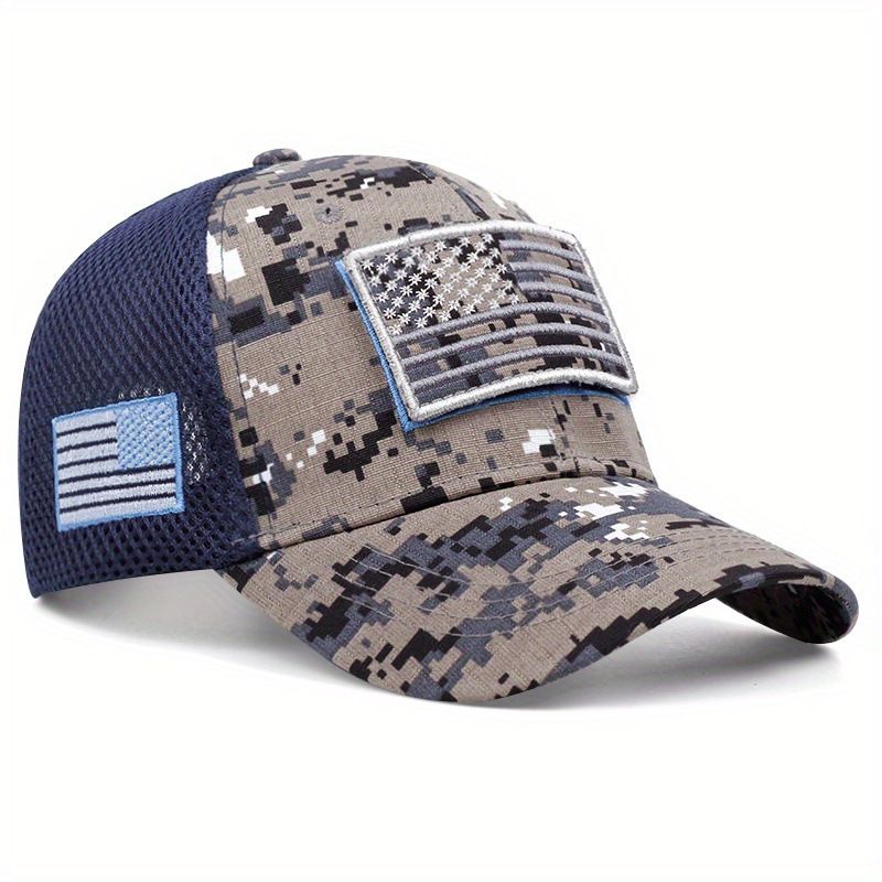 Trend fishing caps Summer camo men's and women's caps camo baseball caps net caps Sports caps