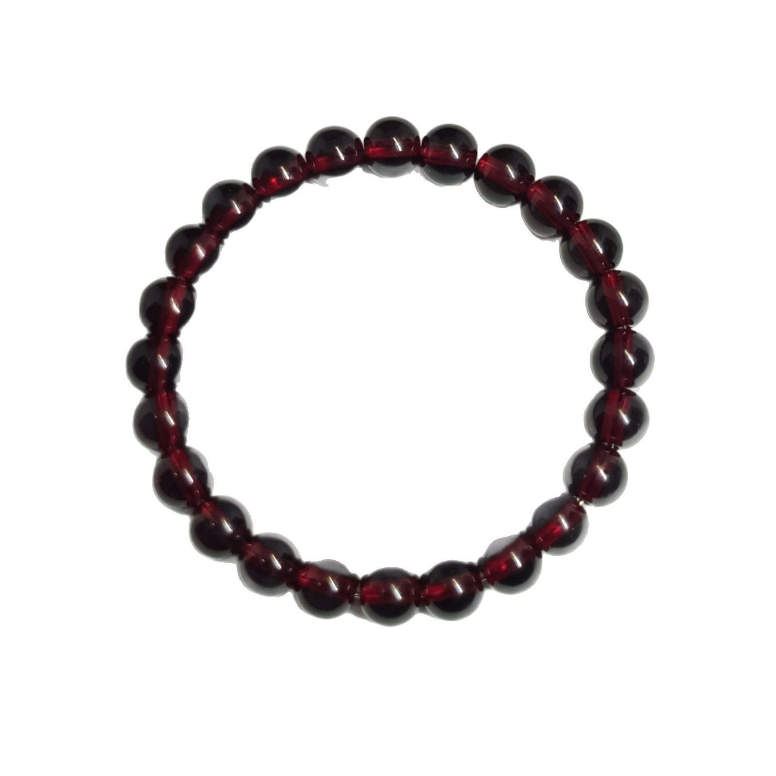 temu TK Explosive bracelet Pomegranate Red Tiger Eye Stone beaded bracelet for men and women