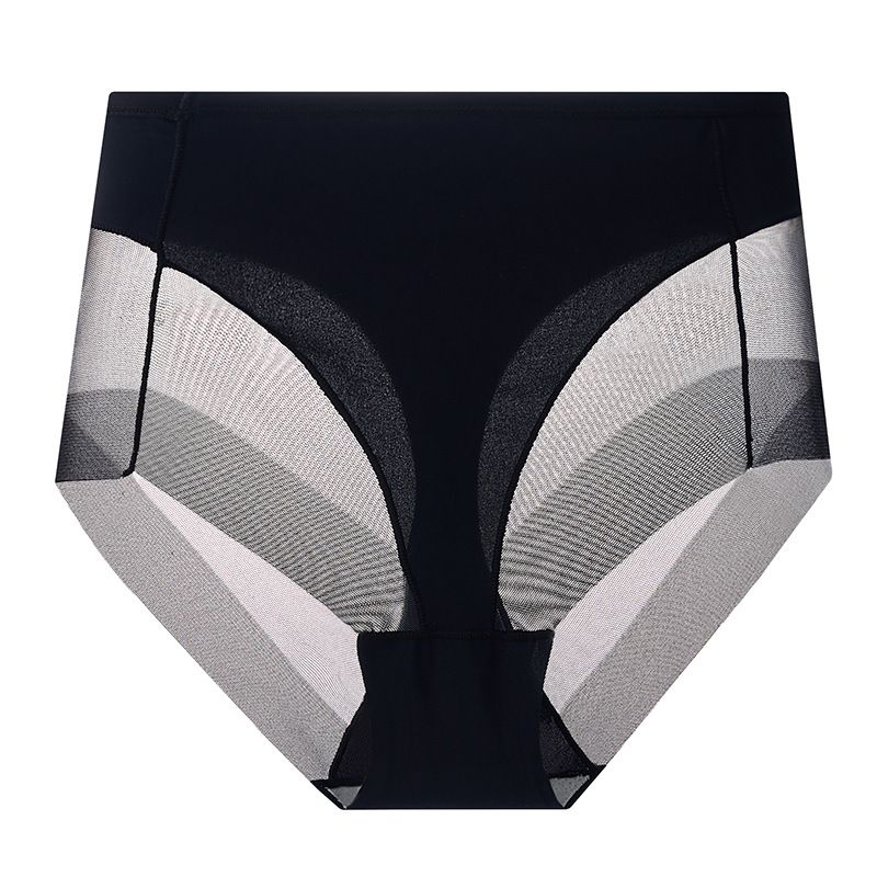 Ice silk seamless underwear, women's body shaping, ultra-thin, nude, quick-drying mask pants, 3D peach-shaped buttocks, abdominal tightening yoga triangle pants