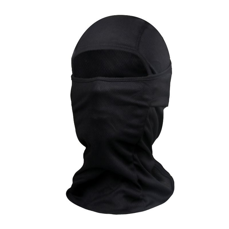 Mesh head cover, men's summer breathable sun protection head cover, outdoor sports motorcycle face protection tactical riding mask