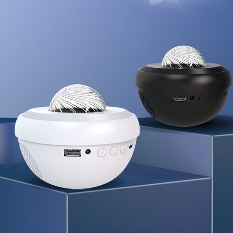 New products: Vortex Aurora Starry Sky Projection ambient light, Night Light, Bedroom Full sky Stars, Bluetooth Music Bowl Light