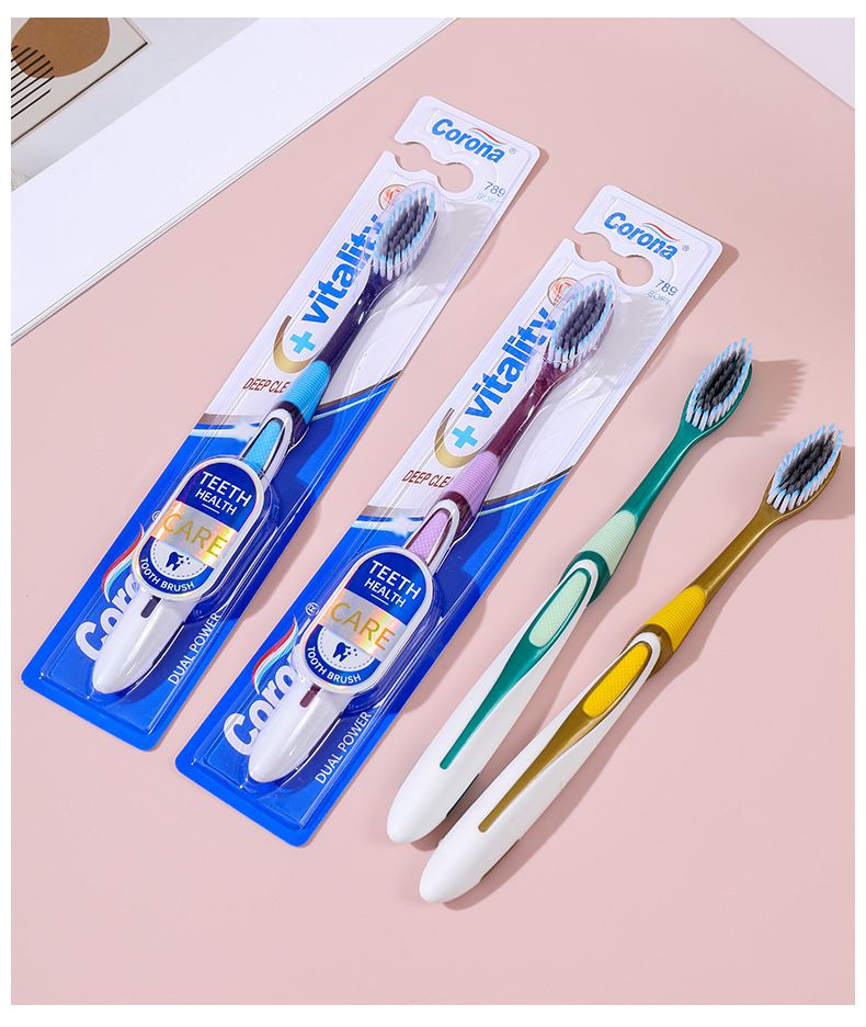 High-end adult soft-bristled toothbrush with high-density bristle arrangement, high-quality soft-bristled toothbrush that does not harm the gum quality