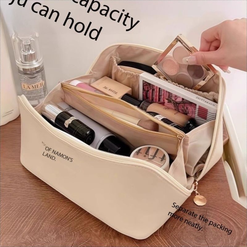 Makeup Organizer Female Toiletry Kit Bag Make Up Case Storage Pouch Luxury Lady Box, Cosmetic Bag, Organizer Bag For Travel Zip