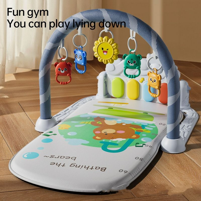 New Baby Activity Gym Music Rack Play Mat Kid Rug Puzzle Carpet Piano Keyboard Infant Playmat Crawling Game Pad Baby Toy Gift
