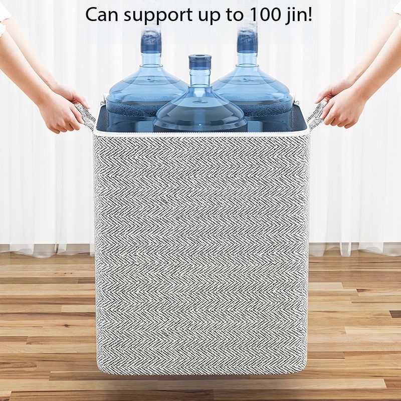 1pc Household Large Capacity Storage Bag Non-woven Material, Closet Wardrobe Organizer Can Be Used For Quilt Clothing, Toys