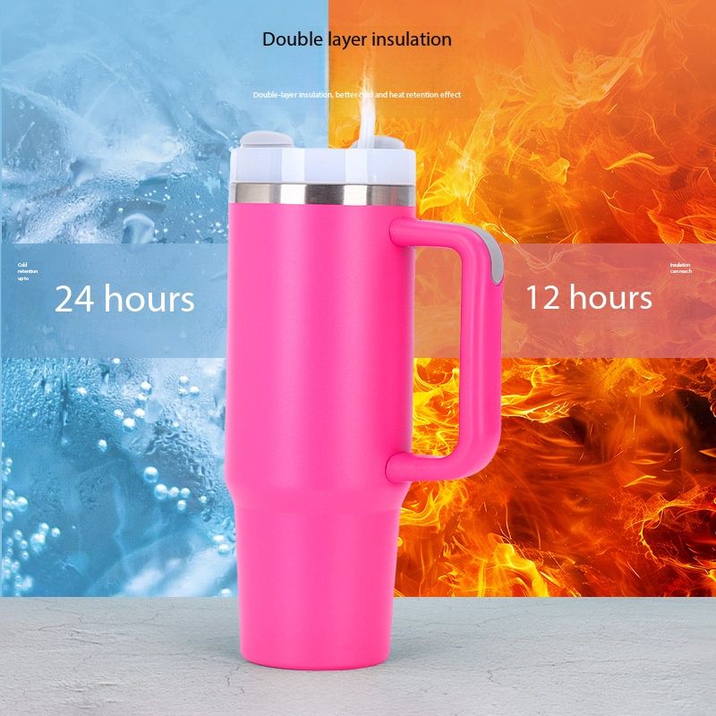 Best-selling Stanley 40oz Car Cup Stainless Steel Thermal Cup Double-Layer Vacuum Cup Ice King Cup