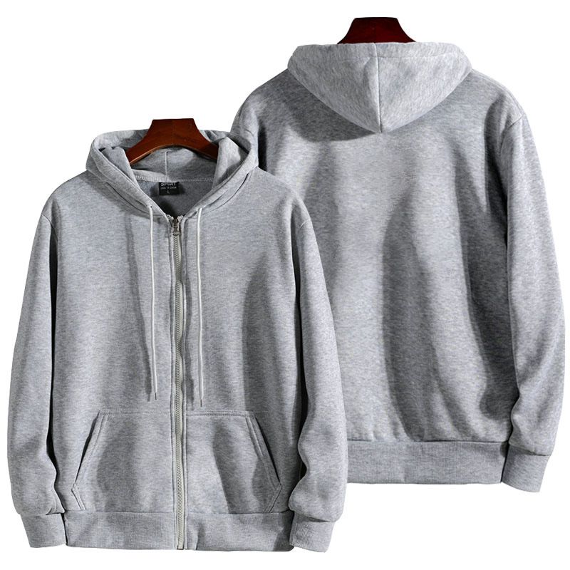 Zipper Hoodies Autumn Winter Men's New Long Sleeve Hooded Sweatshirt Fashion Casual Male Outfit Sportwear Loose Fit Clothes