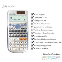 fx991esplus function calculator - student scientific calculator - matrix - complex number - solve equations - 417 functions