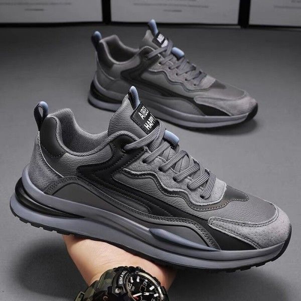 Men's Waterproof Non-Slip Work Leisure Forrest Gump Sports Work Daddy Shoes  Sneakers
